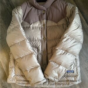 Patagonia Down Reformation Bivy womens Large two tone